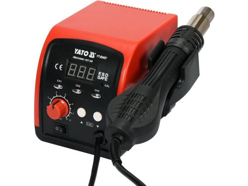 YATO Teplovzdušná spájkovacia stanica s LED displejom  750W (YT-82457)