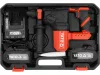 YATO akumulátorové vŕtacie kladivo SDS Plus 18 V, 2,5 J, 2×4 Ah a rýchlonabíjačka (YT-827722)