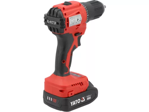 YATO Vŕtačka/skrutkovač 18 V, 45 NM - 2x batéria 2 Ah (YT-8277905)