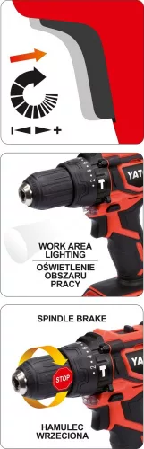 YATO 18V Aku vŕtačka  (YT-82780)