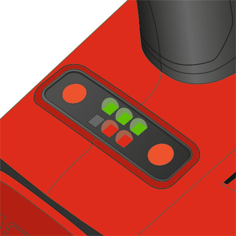 YATO Akumulátorový rázový uťahovák 18V  ( Telo, bez Akumulátora) 700 Nm (YT-828061)