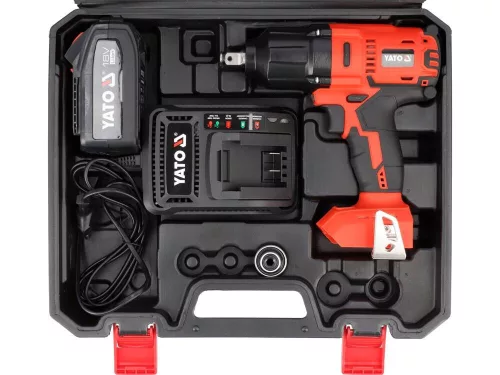 YATO Aku Rázový uťahovák / 2600 RPM / 700 Nm / 18V / 1x 3Ah (YT-82806)
