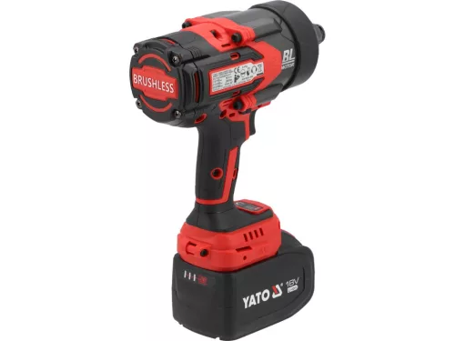 YATO AKUMULÁTOROVÝ RÁZOVÝ UŤAHOVÁK 18V 3/4" 2400 Nm – 6 Ah (YT-828073)