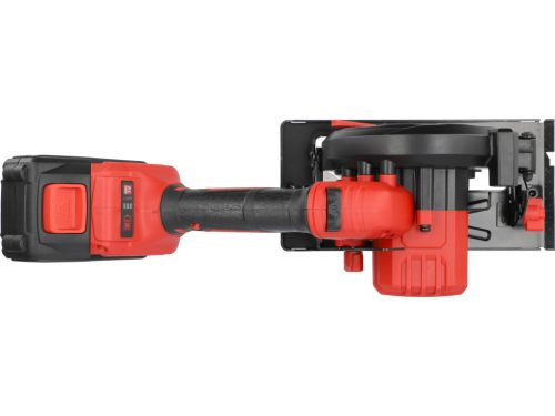 YATO Aku kotúčová píla 18 V, 140 mm, bezuhlíkový motor + 2× 4,0 Ah batéria (YT-8281185)