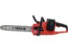 YATO  REŤAZOVÁ PÍLA 16'' 2X18V BEZKÚHLÍKOVÁ + 2X4AH + DVOJITÁ NABÍJAČKA  (YT-828131)