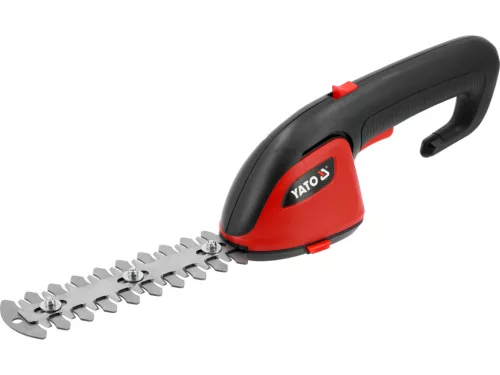 YATO akumulátorové nožnice na trávu a živý plot 7,2 V, vstavaný 2 Ah akumulátor, nabíjanie USB-C (YT-828359)