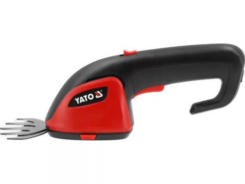 YATO akumulátorové nožnice na trávu a živý plot 7,2 V, vstavaný 2 Ah akumulátor, nabíjanie USB-C (YT-828359)