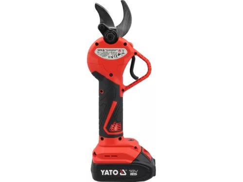 YATO akumulátorové záhradnícke nožnice 18 V, 30 mm, 1×2 Ah akumulátor + kufor (YT-828380)
