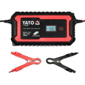   YATO Nabíjačka autobatérií 6V/2A, 12V/10A, LCD (YT-83002)