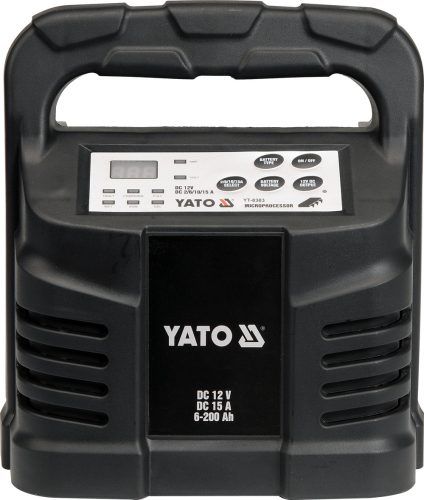 YATO Nabíjačka 15A 12V gél/procesor (YT-8303)