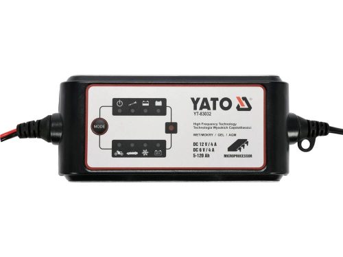 YATO ELEKTRONICKÁ NABÍJAČKA BATÉRIÍ 6-12V/4A (YT-83032)