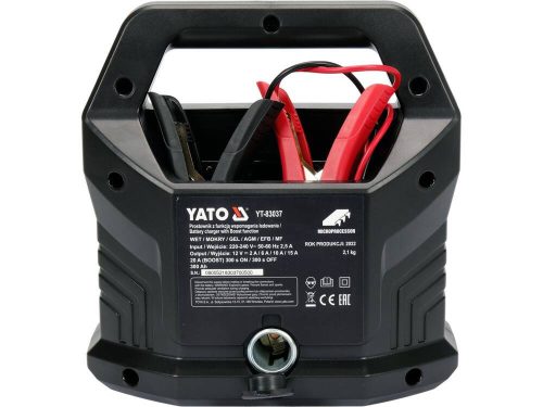 YATO ELEKTRONICKÁ NABÍJAČKA 12V/2/6/10/15/20A (YT-83037)