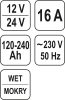 YATO Nabíjačka 16A 12/24V (YT-8304)