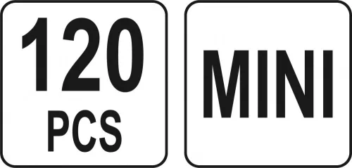 YATO sortiment poistiek do auta, mini, 120 ks (YT-83146)