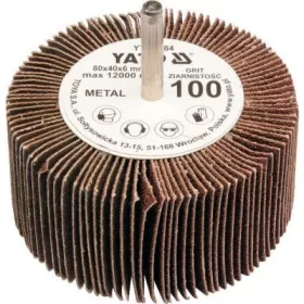   YATO Kotúč lamelový radiálny 80 x 40 x 6mm P120 (YT-83385)