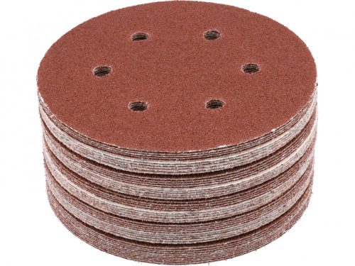 YATO Brúsny kotúč so suchým zipsom Ø=150 mm, P40, 6 otvorov pre YT-09739,-09740, 50 ks (YT-834581)