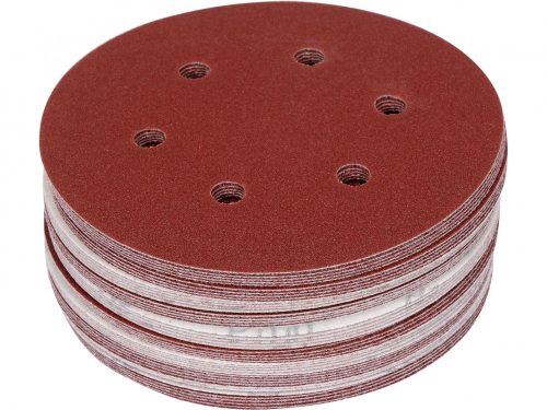 YATO Brúsny kotúč VELCRO 6 otvorov P100 150mm 50ks (YT-834584)