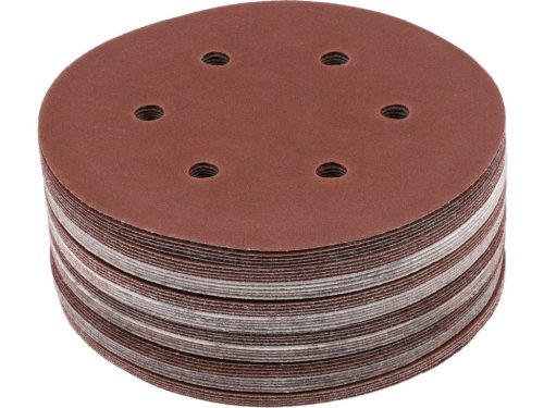 YATO Brúsny kotúč VELCRO 6 otvorov P150 150mm 50ks (YT-834586)