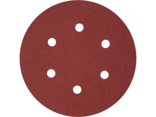 YATO Brúsny kotúč VELCRO 6 otvorov P180 150mm 50ks (YT-834587)