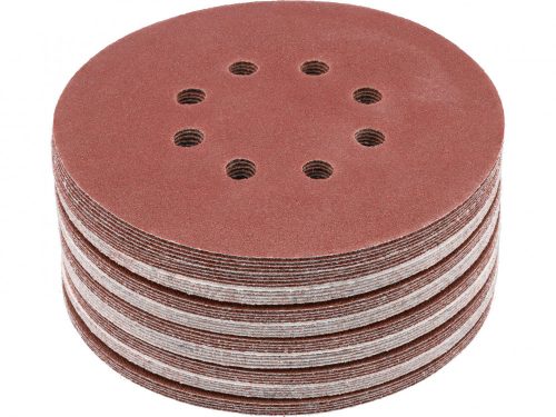 YATO Brúsny kotúč VELCRO 8 otvorov P80 150mm 50ksS (YT-834593)