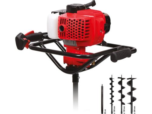 YATO Benzínový pôdny vrták / 1.9 HP / 7000 RPM / 3 slimáky (YT-84660)