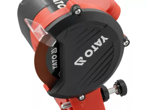YATO Akumulátorová 18 V ostrička pre motorové píly, samotné telo, kotúč 108 × 23 × 3,2 mm (YT-84981)