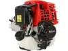 YATO Štvortaktný benzínový krovinorez 0,8 kW, 31 cm³, príslušenstvo 4 v 1 (YT-85004)