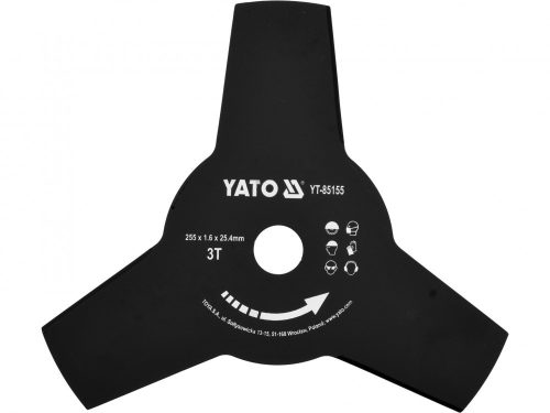 YATO Trojitý nôž pre kosačky na trávu 255MM 25,4MM (YT-85155)