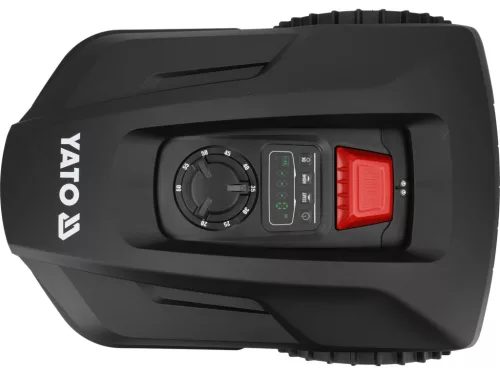 YATO robotická kosačka na plochu 500 m², Wi‑Fi / Bluetooth ovládanie, 20 V 2 Ah (YT-852091)