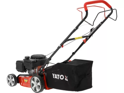 YATO Samosťahovacia benzínová kosačka – s motorom LONCIN 123 cm³ a záberom 41 cm (YT-85521)