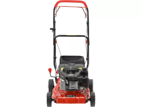 YATO Samosťahovacia benzínová kosačka – s motorom LONCIN 123 cm³ a záberom 41 cm (YT-85521)