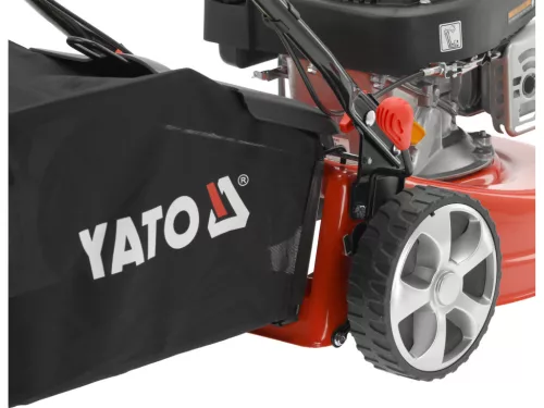 YATO Samosťahovacia benzínová kosačka – s motorom LONCIN 123 cm³ a záberom 41 cm (YT-85521)