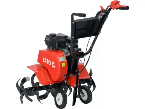 YATO Benzínová rotačná záhradná kultivátor – 196 cm³, 4,1 kW (YT-85591)
