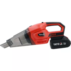   YATO akumulátorový ručný vysávač 18 V, 9 kPa, 150 W, so 4 Ah akumulátorom a príslušenstvom (YT-85682)