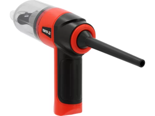YATO bezdrôtový autovysávač a mini kompresor 7,4 V, sada (YT-85687)
