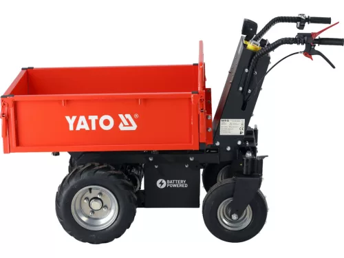 YATO Elektrický (akumulátorový) prepravný vozík, 48 V, 1000 W, nosnosť 500 kg (YT-86120)