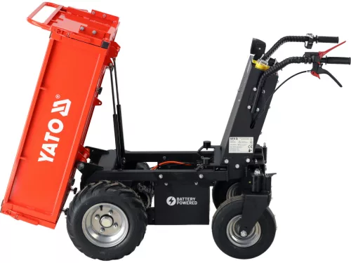 YATO Elektrický (akumulátorový) prepravný vozík, 48 V, 1000 W, nosnosť 500 kg (YT-86120)