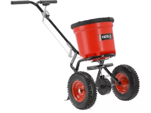 YATO Rotujúci záhradný rozmetávač / sejací stroj – nosnosť 25 kg (YT-86715)