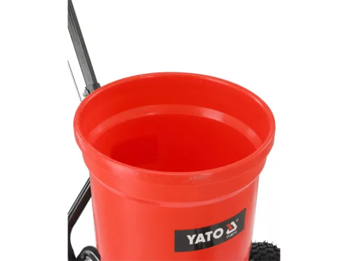 YATO Rotujúci záhradný rozmetávač / sejací stroj – nosnosť 25 kg (YT-86715)