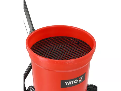YATO Rotujúci záhradný rozmetávač / sejací stroj – nosnosť 25 kg (YT-86715)