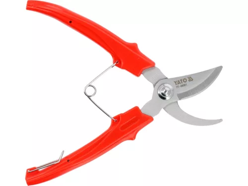 YATO záhradné nožnice s bypass čepeľou 168 mm, hrúbka rezu 8 mm (YT-88061)