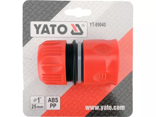 YATO Rýchlospojka s vysokým prietokom 1” pre zavlažovaciu hadicu, ABS-PP (YT-89040)