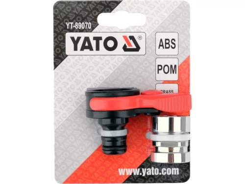 YATO Adaptér na vnútorný kohútik pre hadicu, ABS-POM-mosadz (YT-89070)
