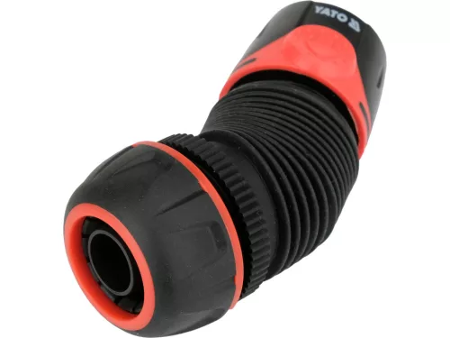 YATO Nastaviteľná uhlová rýchlospojka 3/4” pre záhradnú hadicu (YT-89081)