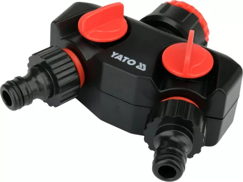 YATO Dvojcestný rozdeľovač na kohútik 3/4” – 1” (YT-89100)