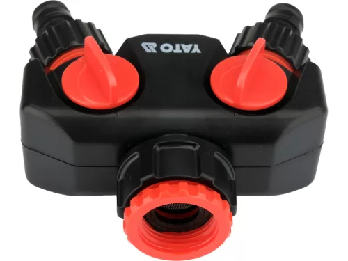 YATO Dvojcestný rozdeľovač na kohútik 3/4” – 1” (YT-89100)