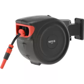   YATO Automatický nástenný hadicový navijak s hadicou 15 m, 1/2", s navíjacím systémom (YT-90100)