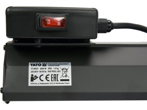 YATO INFRAČERVENÝ OHRIEVAČ 2000W (YT-99531)