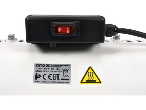 YATO INFRAČERVENÝ OHRIEVAČ 2000W NÍZKE OSLAVENIE (YT-99536)