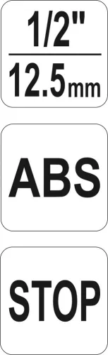 YATO Rýchlospojka hadicová 1/2", ABS plast, 12,5mm, STOP ventil (YT-99803)